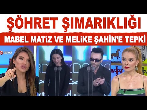 Mabel Matiz ve Melike Şahin'den tepki çeken konuşma