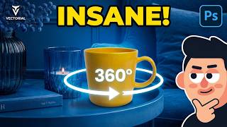 Rotate 2D Images 360°?! Photoshop’s New Harmonize is INSANE!