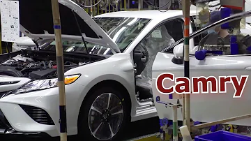 Как собирают Toyota Camry на заводе в США. Японское качество и контроль сборки автомобилей