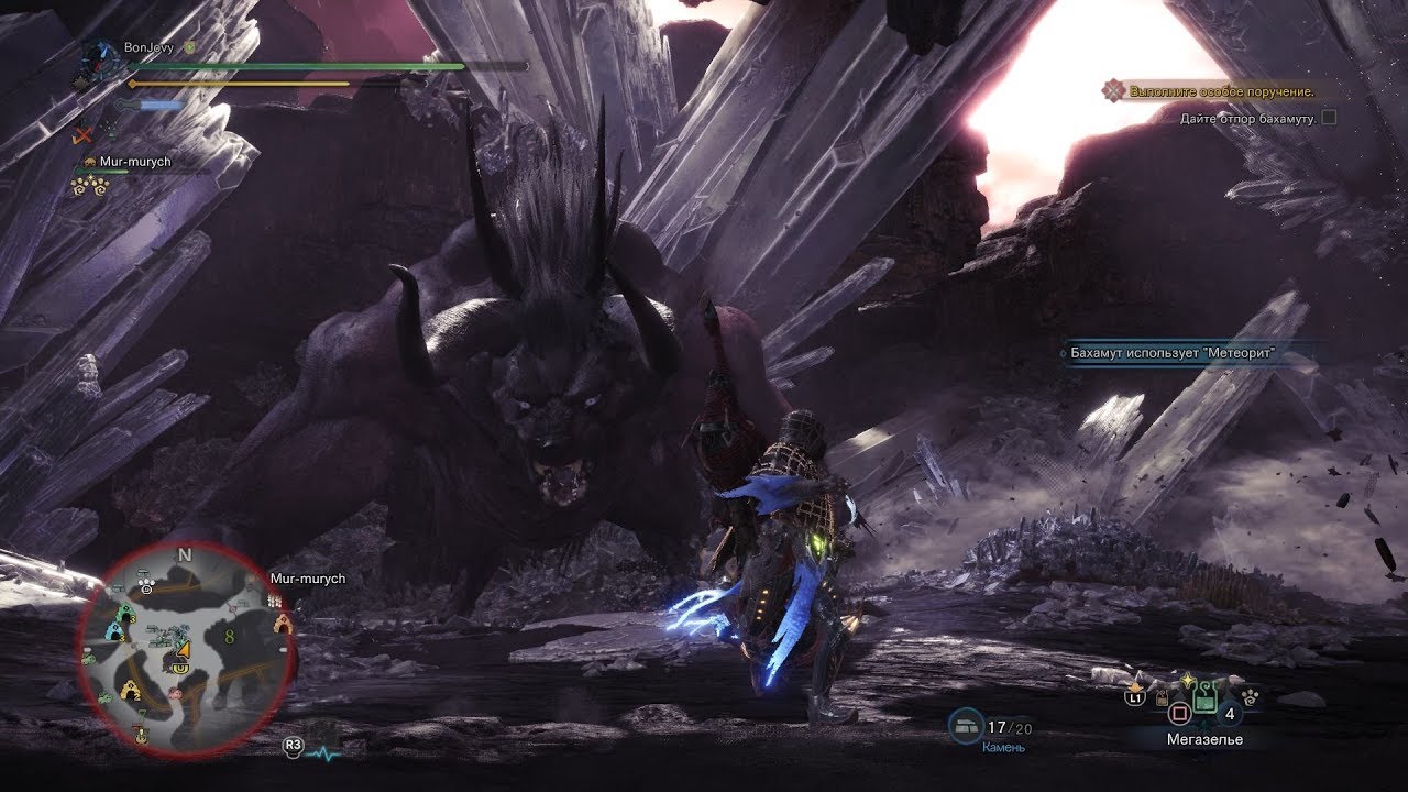 Monster Hunter: World - Behemoth kill [crystal ending] - YouTube