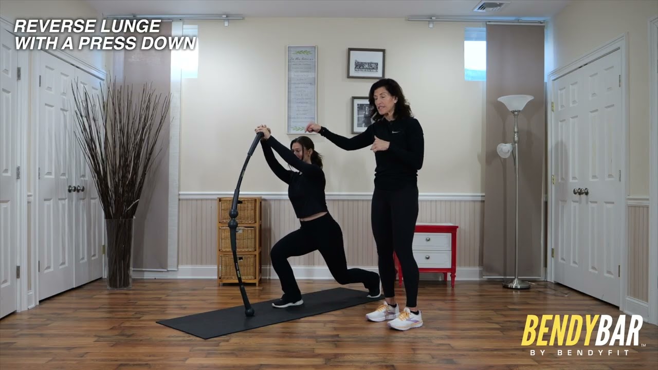 Ep. 07, Reverse Lunge with Press Down (Legs + Core), video thumbnail