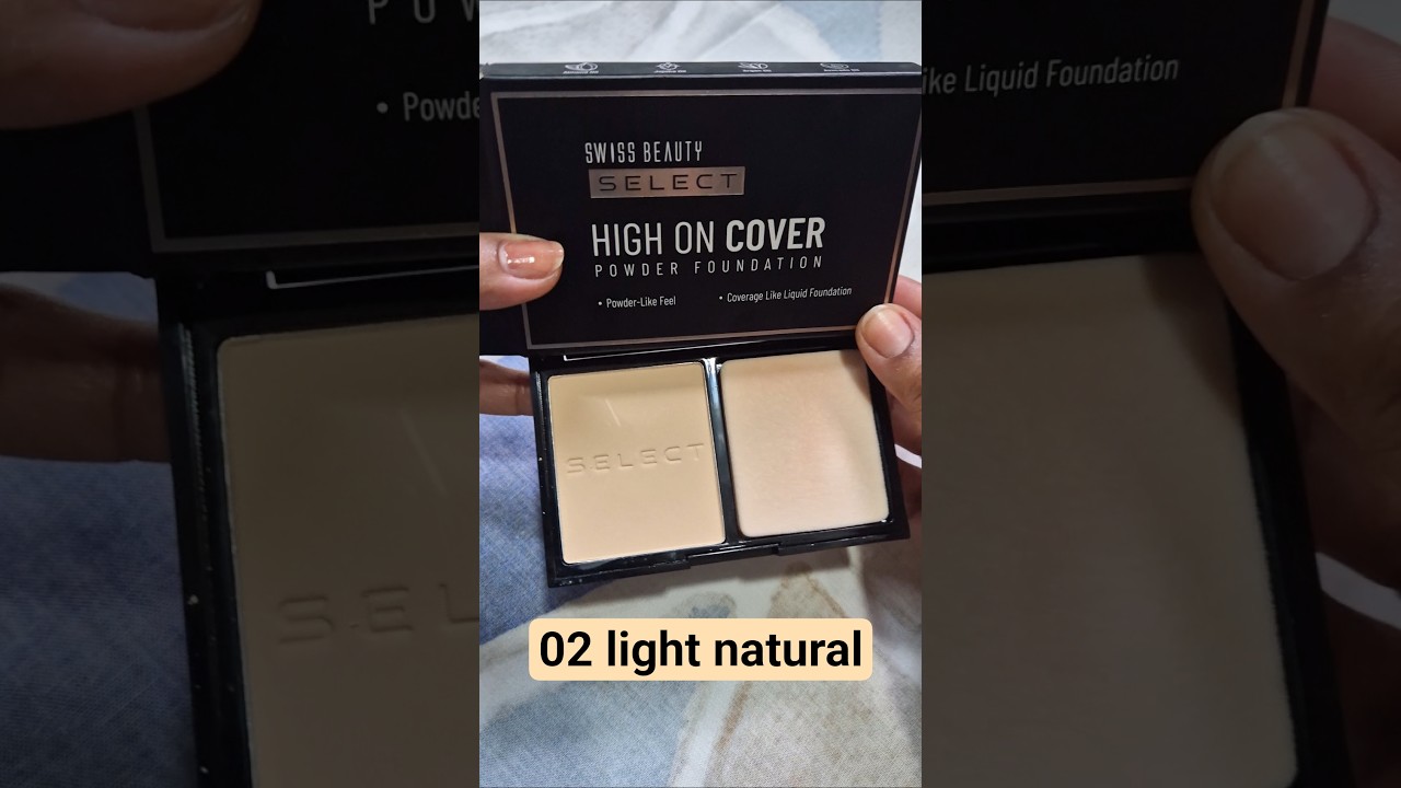 Swiss beauty high on cover powder foundation 02 light natural