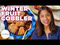 The Most Festive Winter Cobbler with Gingerbread Spiced Biscuits | Food52 + Finish Dishwashing