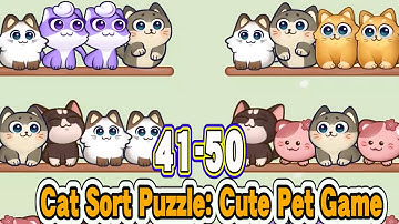 Cat Sort Puzzle Level 41-50