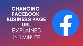 How To Change Facebook Business Page URL (2025)