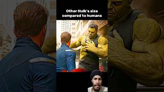 2003 Hulk vs Modern Hulk Size Comparison 😱 #shortsfeed #shorts #hulk