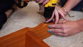 How To Build a Twin/Full Student Loft Bunk Bed with Dresser from FactoryBunkbeds.com This Discovery World Furniture Merlot Twin over Full Loft Bed is one of our newest designs. This bed is easy to build, and comes