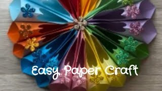 PaperCraft-HangingShowpiece Craft#papercraft#artcraft#viral#trendingeasycraft#easypapercraft#artwork