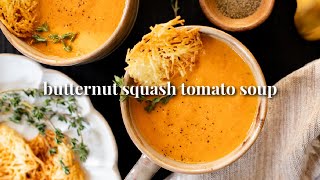 Butternut Squash Tomato Soup | This Savory Vegan