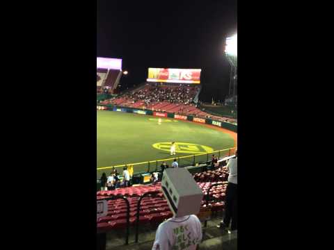 2014 10/3 楽天VS西武 エール交換