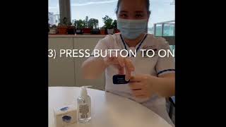 How to use a Pulse Oximeter