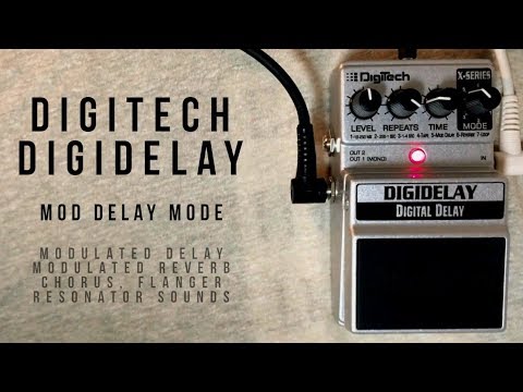 Digitech Digidelay - Mod Delay Mode - Modulated Delay, Reverb