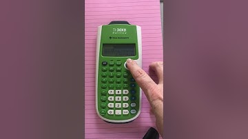 My favourite features on the Ti30xb multiview calculator