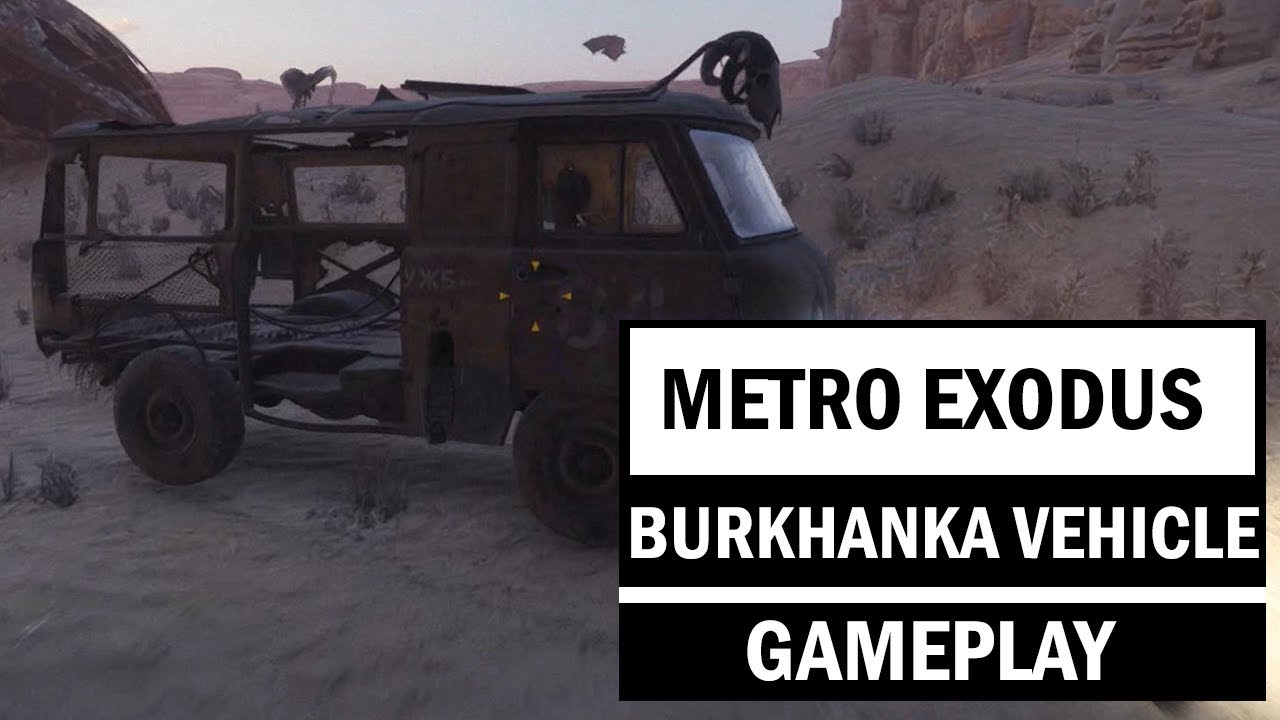 Metro Exodus Burkhanka Gameplay The Caspian Vehicle YouTube