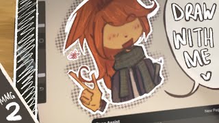 MAKE A WEBCOMIC WITH ME🌷🌙 | (Studio Vlog) Making Majestic Guardian 💫✨ 2