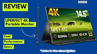 UPERFECT 4K Portable Monitor Review | 14.5" UHD 3840x2400 Laptop & Gaming Display