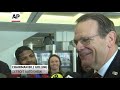 Detroit's mayor tours site of annual auto show