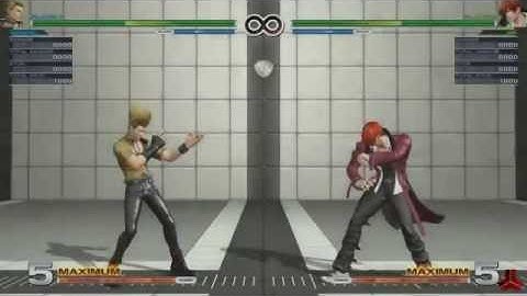 KOF14 - Day 1 Benimaru BnB Mid-Corner 1 Bar 391/471