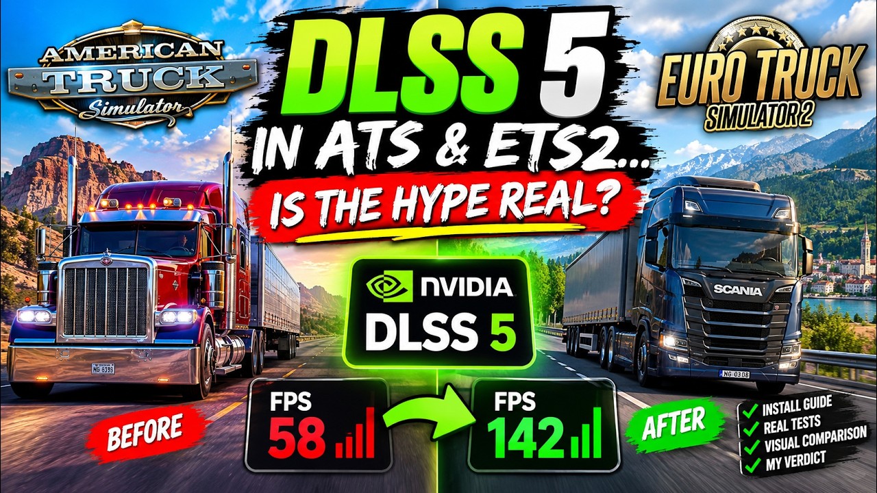 DLSS 5 in ATS & ETS2… Is the Hype REAL? 😱