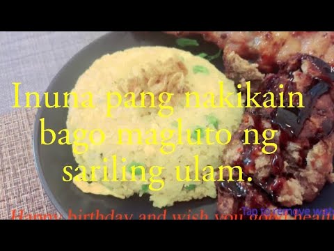 NAKA LIBRE NG TANGHALIAN BAGO NAGLUTO NG SARILING PAGKAIN NG ONE WEEK.