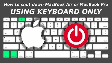 You Can Shutdown MacBook Air Without Using The Keyboard | How To Turn Off MacBook Pro