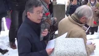 多喜二没後87年　奥沢墓地で墓前祭画像