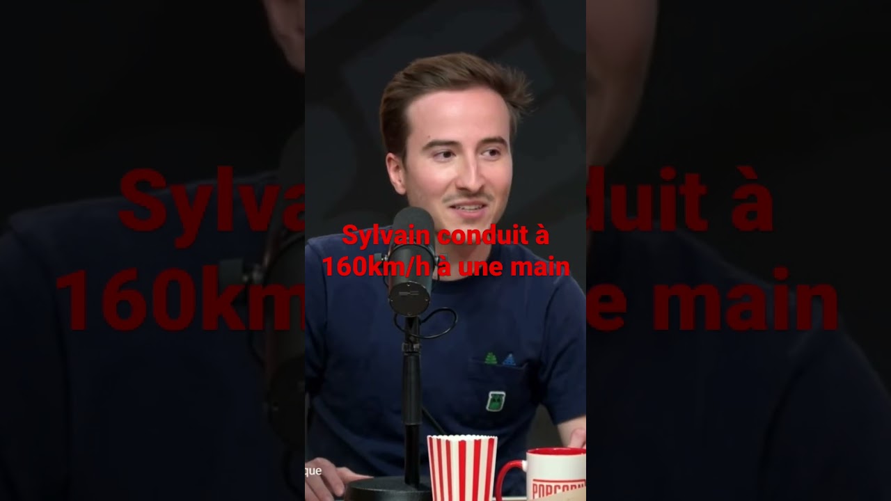 Sylvain conduit à 160km/h a une main au gp explorer
