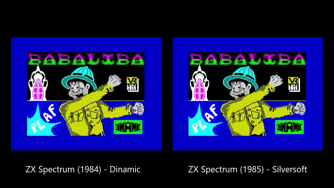 Babaliba // Dinamic // Comparativa ZX Spectrum