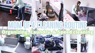 ALL DAY CLEAN WITH ME 2023! | EXTREMELY MESSY HOUSE CLEANING | REALISTIC SAHM OF 4 ROUTINE