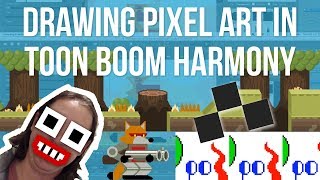 Drawing Pixel Art in Toon Boom Harmony