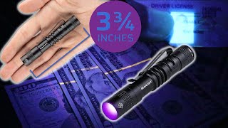 The BEST Smallest Pocket Size 365nm UV Flashlight - Gearlight S50 Review!