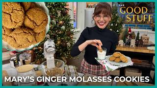 Chewy Ginger Molasses Cookies | Holiday Baking | The Good Stuff with Mary Berg