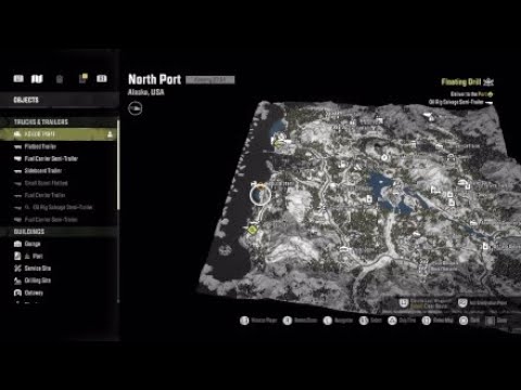 Snowrunner объект северный щит карта