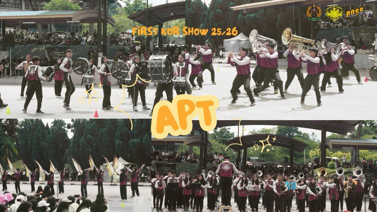 FIRST KOR SHOW 2025 APATEU [BAND OF SPIRIT SHAH ALAM] - YouTube