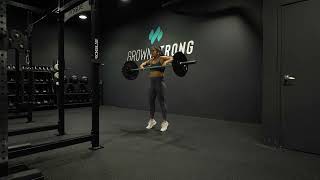 Below The Knee Hang Clean High Pull