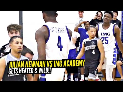 Julian Newman GETS SUPER HEATED vs IMG Academy!!! Prodigy Prep vs IMG Got WILD!!