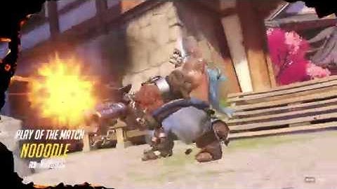 Overwatch - RoadHog + Ana take point A on Hanamura
