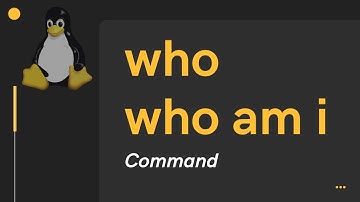 Linux who Command | Hindi