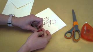 Love Letters Wedding Stationery Tutorial: Self-Assembly Wedding Invitations
