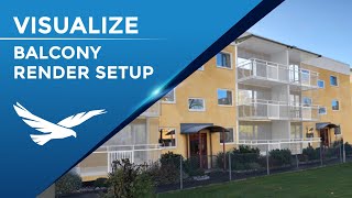 SOLIDWORKS Visualize - Outdoor Balcony Render Setup
