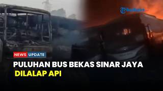 50 Sinar Jaya Buses Catch Fire in Bekasi, Security Reported Hearing Explosions