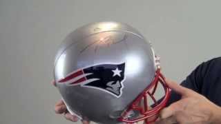 Tom Brady Signed Replica Helmet - Psadna