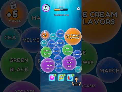 Bubble Word Jam Level 12 preview