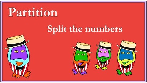 Partition Addition Song - Adam Up Maths