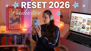 Productive Reset Day 2026 | Deep Cleaning My Room & Digital Declutter