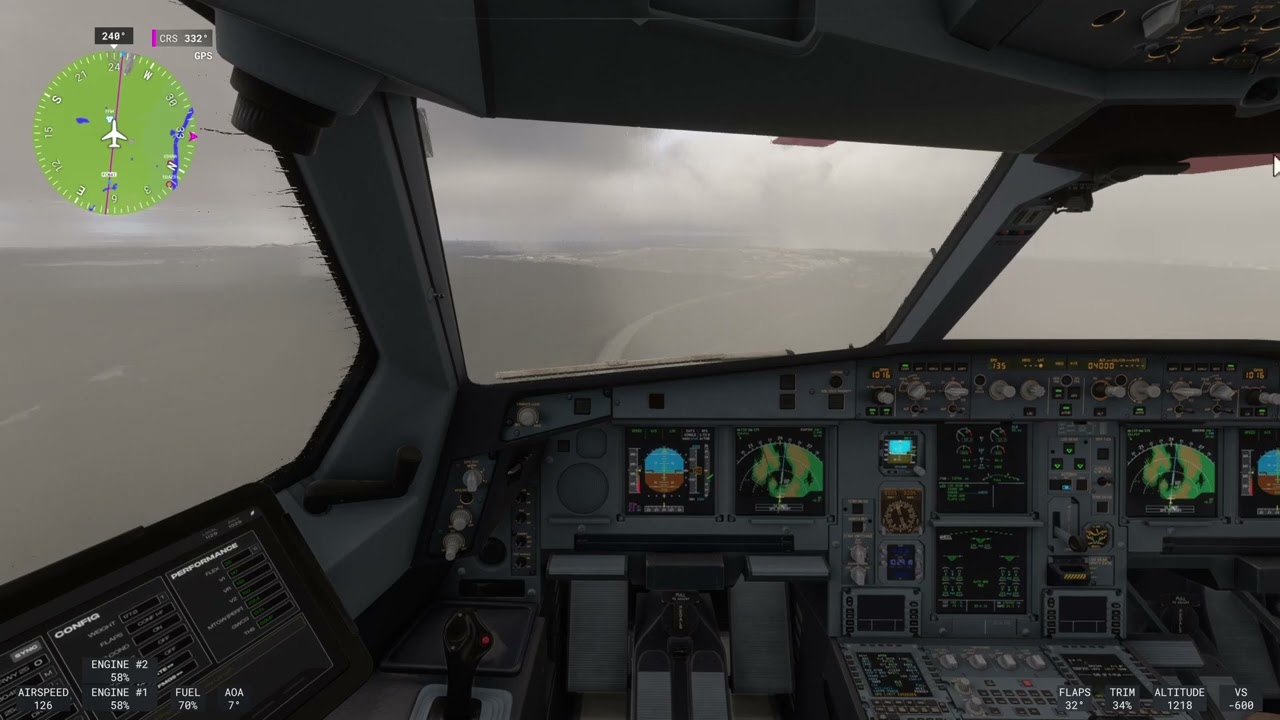 KOREAN AIR A330 LANDING IN 📍EDDF (FRANKFURT) - MSFS 2024