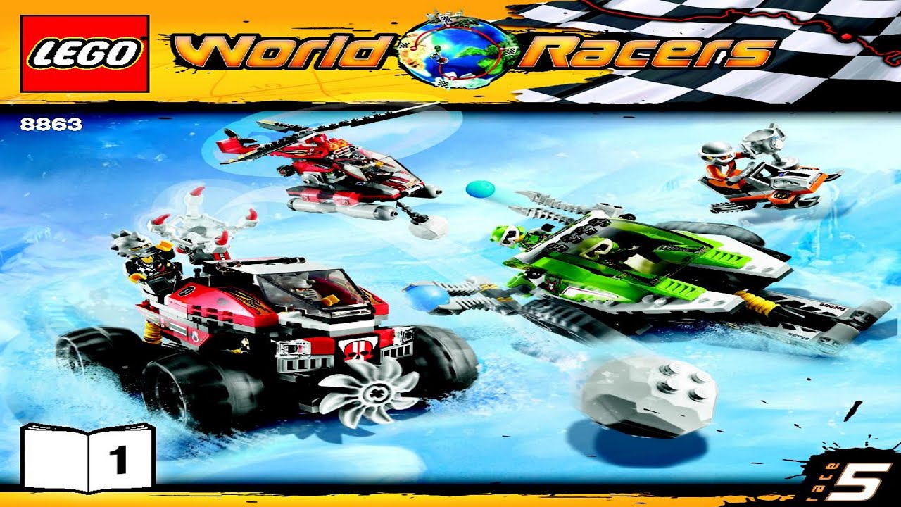 LEGO instructions - World Racers - 8863 - Blizzard's Peak (Book 1)