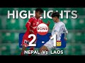 Nepal vs laos  final   highlights  pms three nations cup 2023