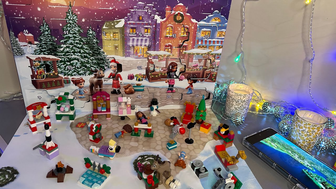 Lego friends & city advent calendars unpacking. Build your Christmas tree. advent calendar eBay