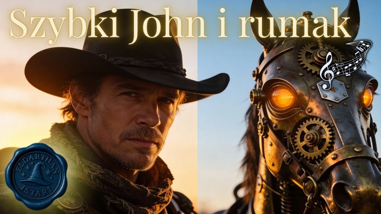 Jeździec stalowego rumaka - ballada o szybkim Johnie! [ Steampunk Western ]